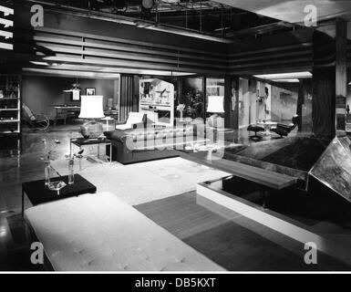Film, 'Murder Party' (Das Moerderspiel), Deu/Fra 1961, Regie: Helmut Ashley, Drehort, Drittanbietern - Permissions-Neccessary Stockfoto