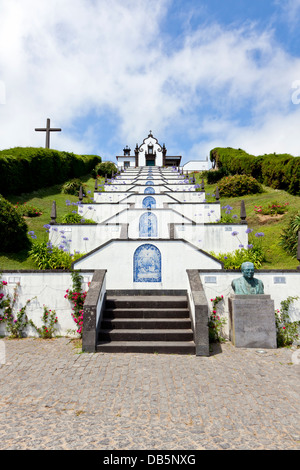 Ermida de Nossa Senhora da Paz über Vila Franca Do Campo Stockfoto