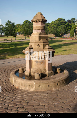 Öffentliche Trinkbrunnen im gotischen Stil Stockfoto