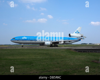 PH-KCB ist ein McDonnell Douglas MD-11 Flugzeug, das von KLM Royal Dutch Airlines betrieben wird. Das Flugzeug ist Teil der Langstreckenflotte der Fluggesellschaft und bietet Flüge zu verschiedenen internationalen Zielen an. Stockfoto