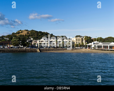 dh Auckland Harbour DEVONPORT NEW ZEALAND Auckland North Shore Harbourside Vorort Küstendorf Waitemata harbour Stockfoto