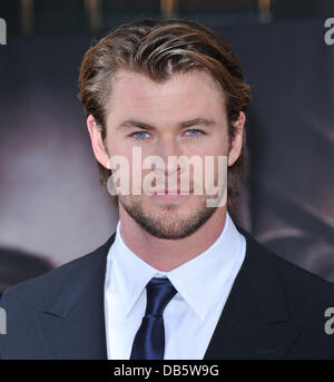 Chris Hemsworth Los Angeles Premiere von "Thor" im El Capitan Theatre - Ankünfte Hollywood, Kalifornien - 02.05.11 statt Stockfoto