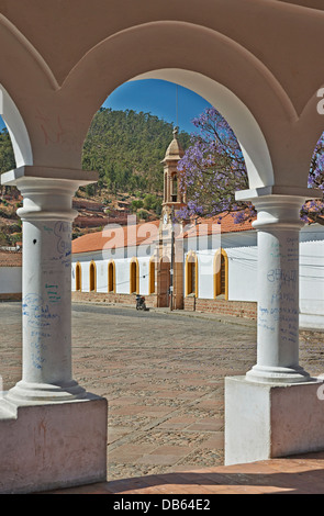 Plaza Pedro de Anzares, Klosters Platz von la Recoleta, Kolonialbauten, Sucre, Bolivien, Südamerika Stockfoto