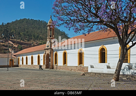 Plaza Pedro de Anzares, Klosters Platz von la Recoleta, Kolonialbauten, Sucre, Bolivien, Südamerika Stockfoto