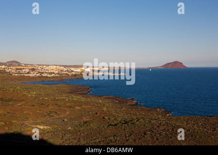 Küste in der Nähe von Los Abrigos, Teneriffa, Kanarische Inseln, Spanien Stockfoto