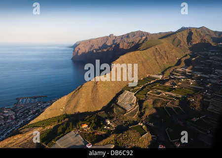 Luftaufnahme von Los Gigantes, Teneriffa, Kanarische Inseln, Spanien Stockfoto