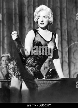 SOME LIKE IT HOT United Artists, 1959. Unter der Regie von Billy Wilder. Kamera: Charles Lang. Mit Marilyn Monroe Stockfoto