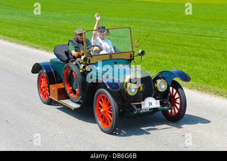 Panhard & Levassor X 19, erbaut im Jahr 1913, Foto, aufgenommen am 12. Juli 2013 in Landsberg, Deutschland Stockfoto