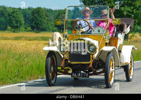 Weiß GA, gebaut im Jahr 1910, Foto, aufgenommen am 13. Juli 2013 in Landsberg, Deutschland Stockfoto