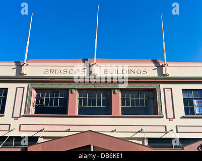 dh Emerson Street NAPIER Neuseeland Art Deco Briascos Baustil Stripped klassisch mit Maori Motive Stockfoto