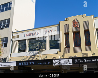 Hawkes Bay HB Kammern Gebäude dh Emerson Street NAPIER Neuseeland Art-Deco-Stil Stockfoto