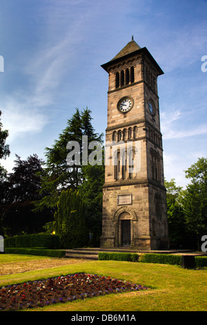 Friary Uhrturm, Lichfield, Staffordshire, England, Vereinigtes Königreich Stockfoto