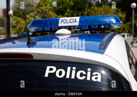 Policia Guardia Urbana Streifenwagen Barcelona-Katalonien-Spanien Stockfoto