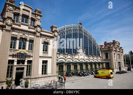 Zentrum Esportiu kommunalen Estacio del Nord in ehemaligen Nordbahnhof Barcelona-Katalonien-Spanien Stockfoto