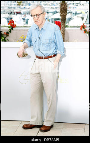 Woody Allen Cannes International Film Festival 2011 - Tag 1 - Midnight In Paris - Photocall Cannes, Frankreich - 11.05.11 Stockfoto