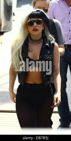 Lady Gaga so dass Proben während der Cannes International Film Festival 2011 - Tag 1 Cannes, Frankreich - 11.05.11 Stockfoto