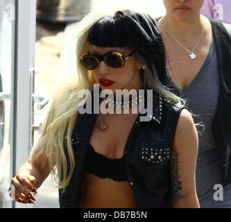 Lady Gaga so dass Proben während der Cannes International Film Festival 2011 - Tag 1 Cannes, Frankreich - 11.05.11 Stockfoto