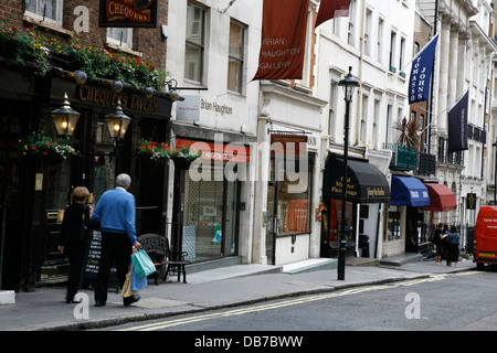 Galerien auf Duke Street, St. James, London, UK Stockfoto