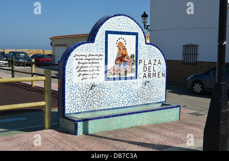 Wassertrog am Plaza Del Carmen Nummer 3351 Stockfoto