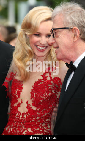 Rachel McAdams und Woody Allen Cannes International Film Festival 2011 - Tag 1 - Eröffnungsfeier und Midnight In Paris Premiere - - Arrivals Cannes, Frankreich - 11.05.11 Stockfoto