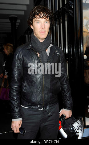 Benedict Cumberbatch Burberry Party statt im Burberry Brit Store, 41-42 King Street in London London, England - 12.05.11 Stockfoto