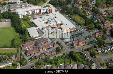 Luftaufnahme von Samuel Johnson Community Hospital in Lichfield, Staffordshire Stockfoto