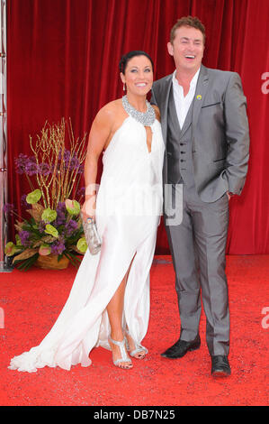 Shane Ritchie, Jessie Wallace vergibt die britische Soap bei Granada Television Studios - Ankünfte Manchester, England - 14.05.11 Stockfoto