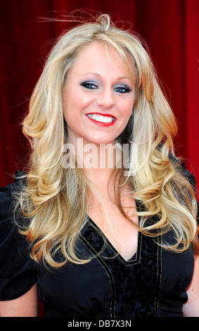 Sophie Abelson vergibt die britische Soap bei Granada Television Studios - Ankünfte Manchester, England - 14.05.11 Stockfoto