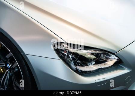 Neue BMW M6 Auto Detail Stockfoto