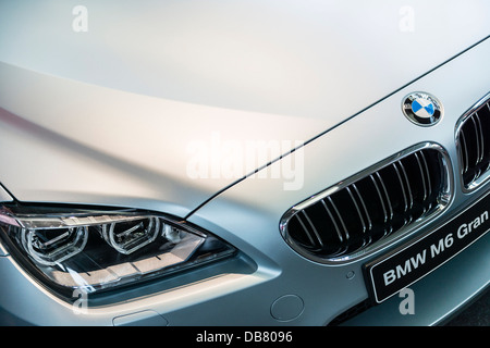 Neue BMW M6 Auto Detail Stockfoto