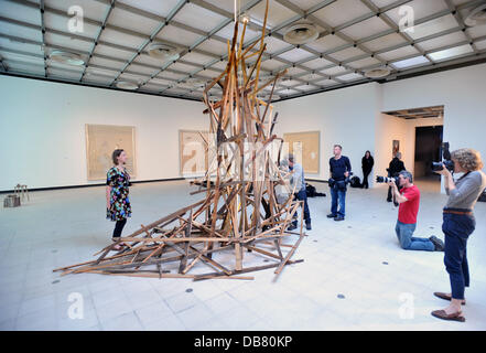 Tracey Emin: Liebe ist was Sie wollen - Presse-Ansicht, in der Hayward Gallery statt. London, England - 16.05.11 Stockfoto