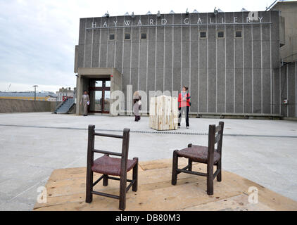 Tracey Emin: Liebe ist was Sie wollen - Presse-Ansicht, in der Hayward Gallery statt. London, England - 16.05.11 Stockfoto