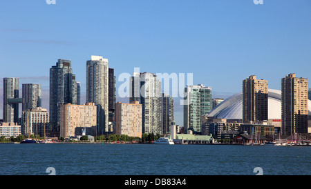 Kanada, Ontario, Toronto, Harbourfront, Skyline, Stockfoto