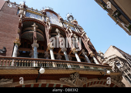 Palau De La Musica Catalana Barcelona-Katalonien-Spanien Stockfoto