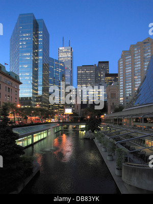Kanada, Ontario, Toronto, Financial District, Skyline, Stockfoto