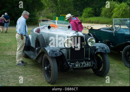 Thames 35. traditionelles Boot Rally, Henley, England Juli 2013.Traditional Holzboote auf der Themse. Stockfoto