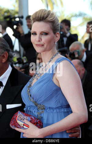 Deutsches Modell Nadja Auermann 2011 Internationale Filmfestspiele Cannes - Tag 7 - die Biber - Premiere Cannes, Frankreich - 17.05.11  Stockfoto