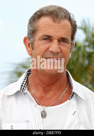 Mel Gibson Cannes International Film Festival 2011 - Tag 8 - der Biber - Photocall Cannes, Frankreich - 18.05.11 Stockfoto