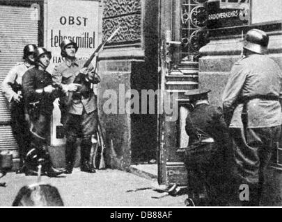 Österreichischer Bürgerkrieg, 12. - 15.2.1934, Zusätzliche-Rechte-Clearences-Nicht Verfügbar Stockfoto