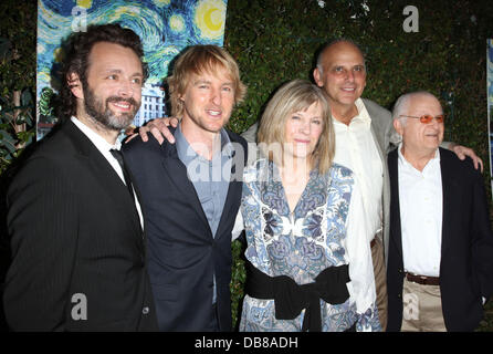 Michael Sheen, Owen Wilson, Mimi Kennedy, Kurt Fuller, Produzent Stephen Tenenbaum Los Angeles, Premiere von "Midnight In Paris" anlässlich von AMPAS Samuel Goldwyn Theater - Ankünfte Los Angeles, Kalifornien - 18.05.11 Stockfoto