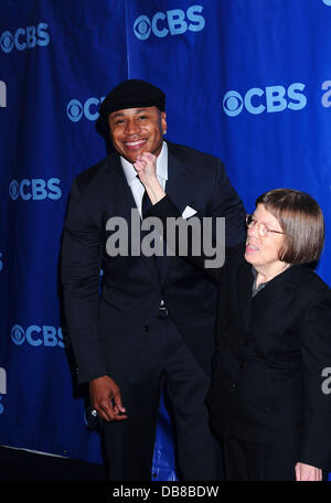 LL Cooll J und Linda Hunt 2011 CBS Upfront statt am Lincoln Center New York City, USA - 18.05.11 Stockfoto