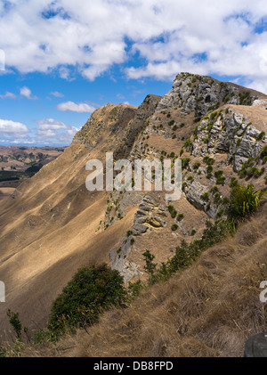 dh Te mata Peak HAWKES BAY NEUSEELAND Te Mata felsige Hügellandschaft am Hang Stockfoto