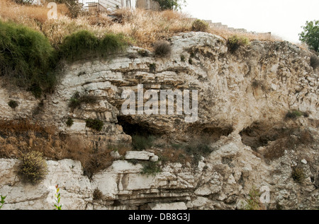 die ursprünglichen Berg Golgatha in Jerusalem wo Jesus crucified, Chris Stockfoto