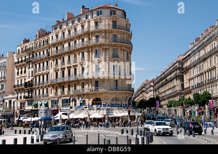 La Samaritaine Restaurant Cafe Bar Pub Marseille Frankreich Altstadt Vieux Port am Quai du Port Stockfoto