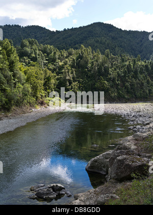 dh Waioeka Gorge Bucht von viel NEW ZEALAND Bergschlucht Waioeka Fluß Flüsse stream Stockfoto