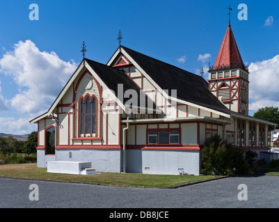 dh Kirchen Ohinemutu ROTORUA Neuseeland St Glaubensrichtungen anglikanischen Kirchengebäude maori Stockfoto