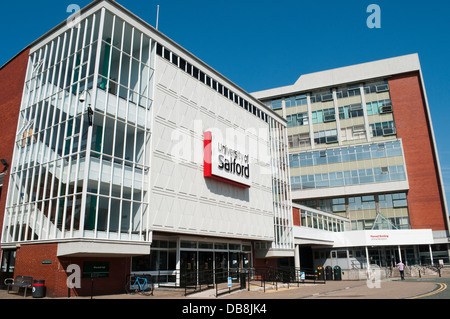 Größere Maxwell Hall, University of Salford, Manchester, Vereinigtes Königreich Stockfoto