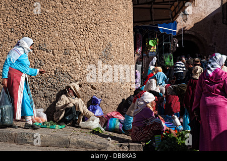 Markt in der Medina. Chefchaouen, Rif-Region, Marokko Stockfoto