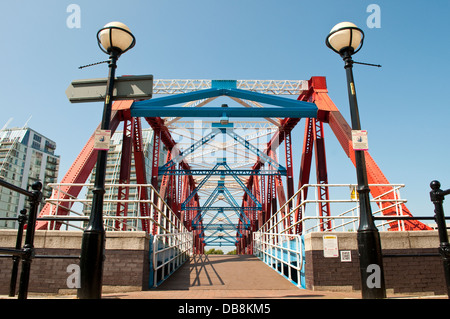 Detroit-Brücke, Salford Quays, Manchester, UK