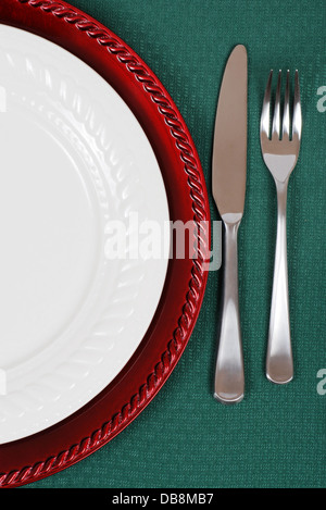 Weihnachten Tischdekoration Stockfoto